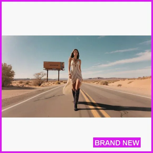 Over The Knee Cowboy Boots Chunky Heel Slip On Zipper Square Toe Western Fashion - Picture 7 of 7